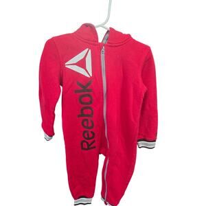 Red Hooded Jumpsuit - Reebok - 24mo
